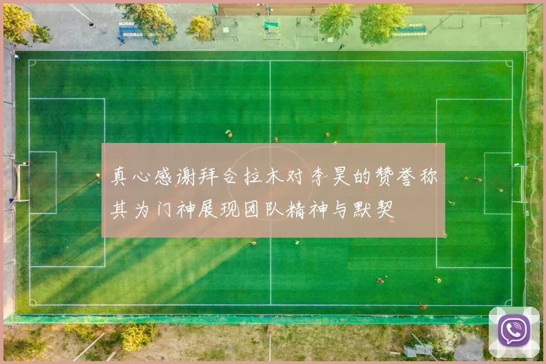 真心感谢拜合拉木对李昊的赞誉称其为门神展现团队精神与默契
